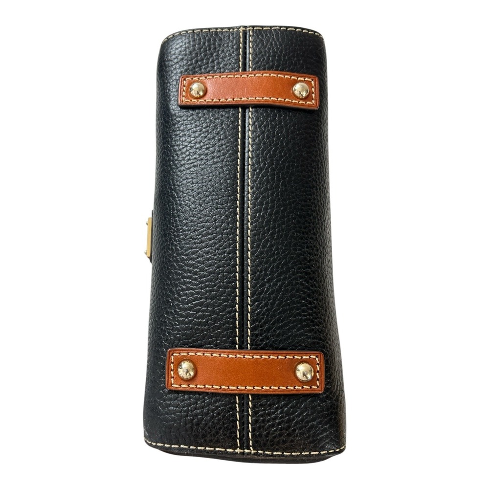 Dooney & Bourke Black Pebble Grain Cameron Crossbody w/ Guitar Strap - Picture 7 of 15